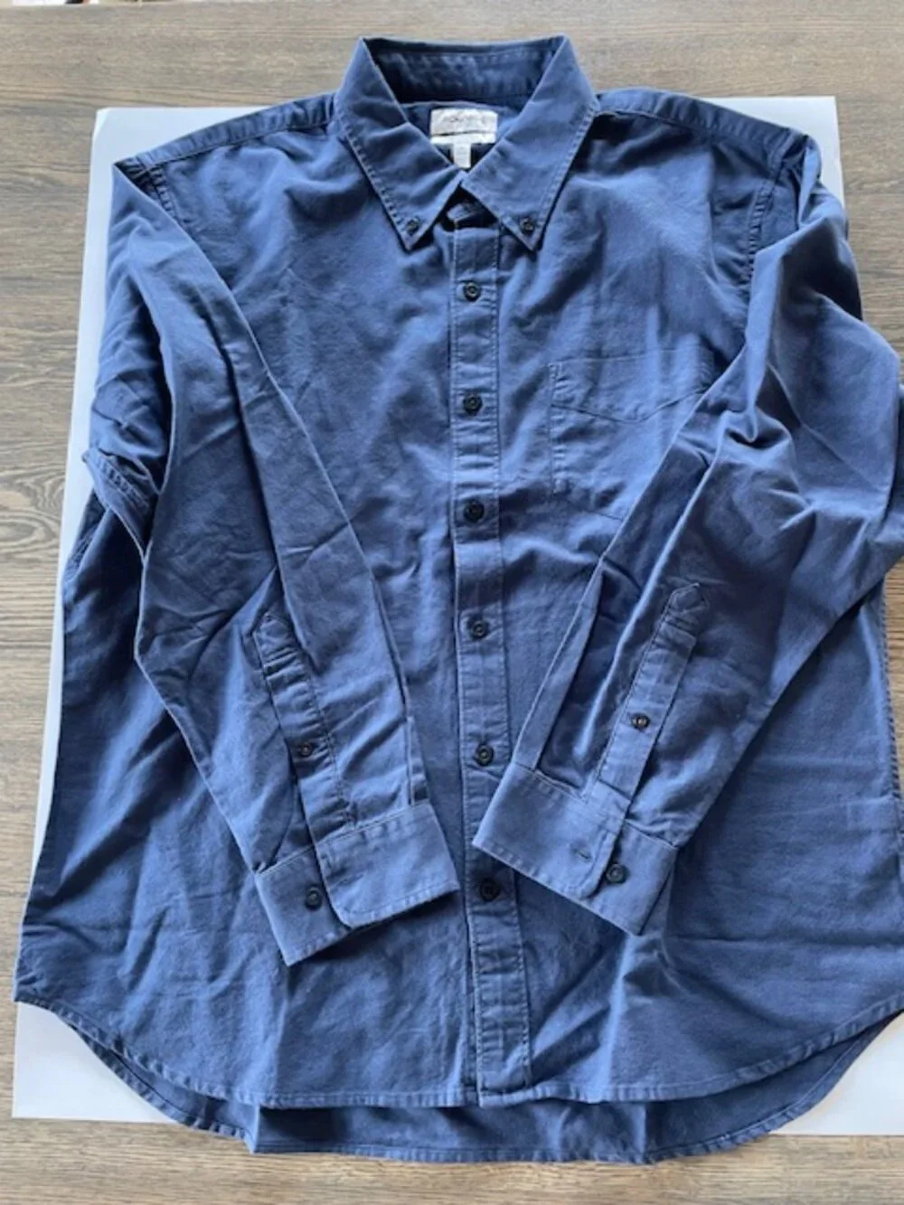 Bonobos Everyday Oxford Shirt - Dusty Blue, XL Short